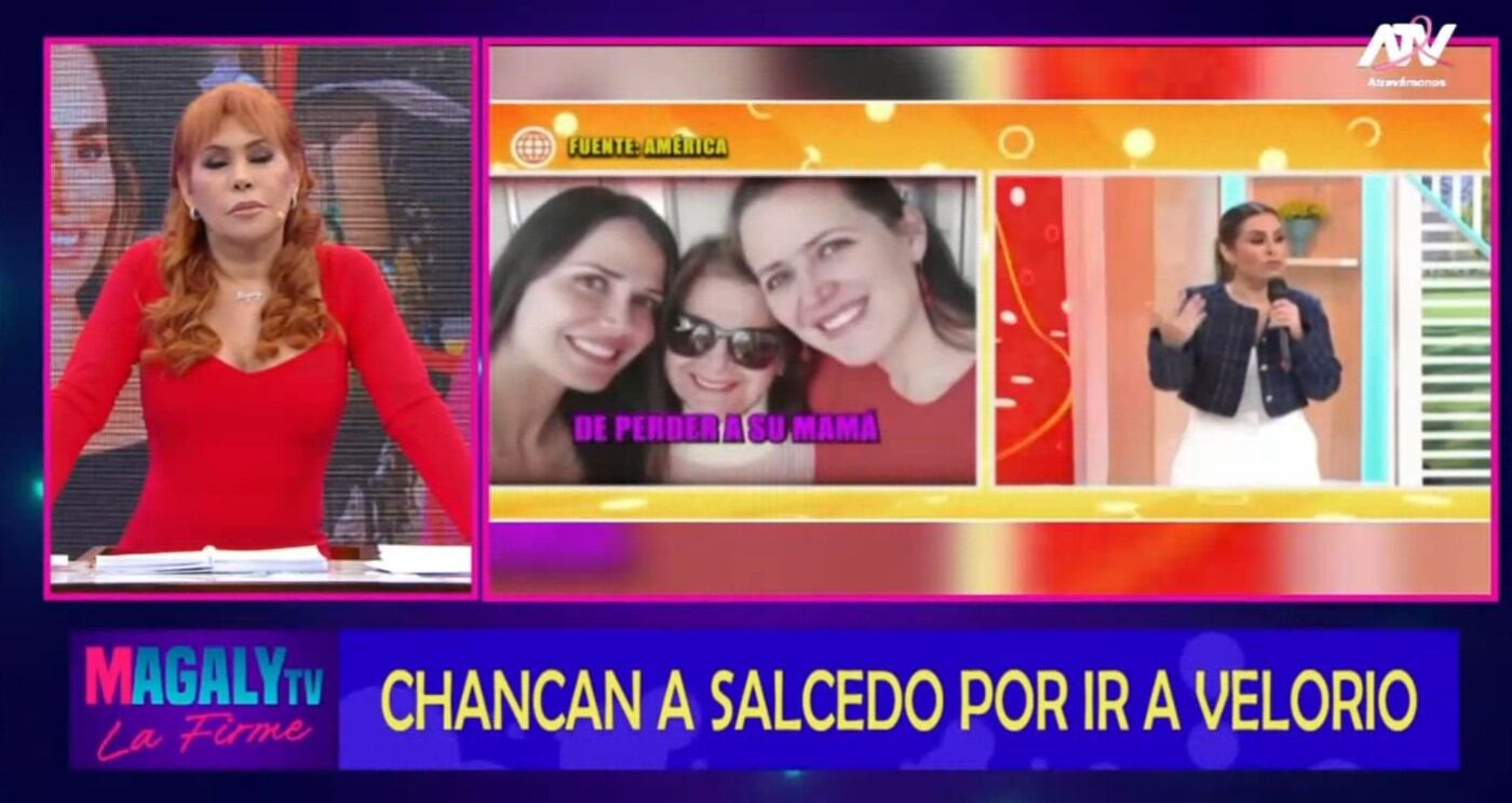 Magaly Medina defiende a Gustavo Salcedo: “Lo que confesó fue un lío de dos, no creo que le haya mentido”. Infobae Perú / Captura TV - Magaly TV La Firme