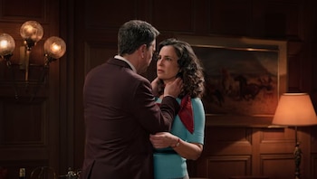 Gabriel e Beatriz em 'Sonho de Liberdade' (ATRESMEDIA).