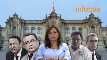 Encuesta de Ipsos revela que el 82 % de los peruanos considera que el ministro del Interior, Juan José Santiváñez, debe ser removido de su cargo. (Foto: Composición - Infobae/Renato Silva)