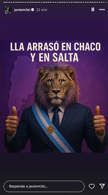 El mensaje de Javier Milei