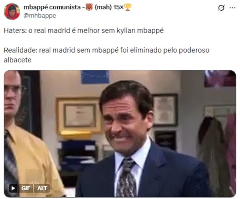 Mbappé no jugó por lesión y algunos fanáticos recordaron su ausencia en la eliminación