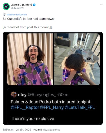 El jugador español Marc Cucurella (imagen de X)