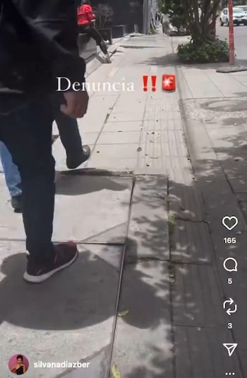 Mujer denunció mal estado de