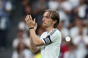 Las lágrimas de Modric (REUTERS/Isabel