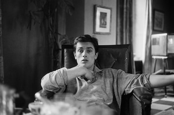 El actor francés Alain Delon