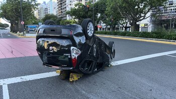 Uno de los autos involucrados