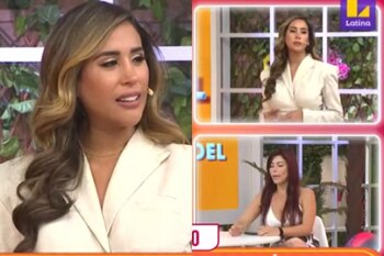 Melissa Paredes incómoda con comentario