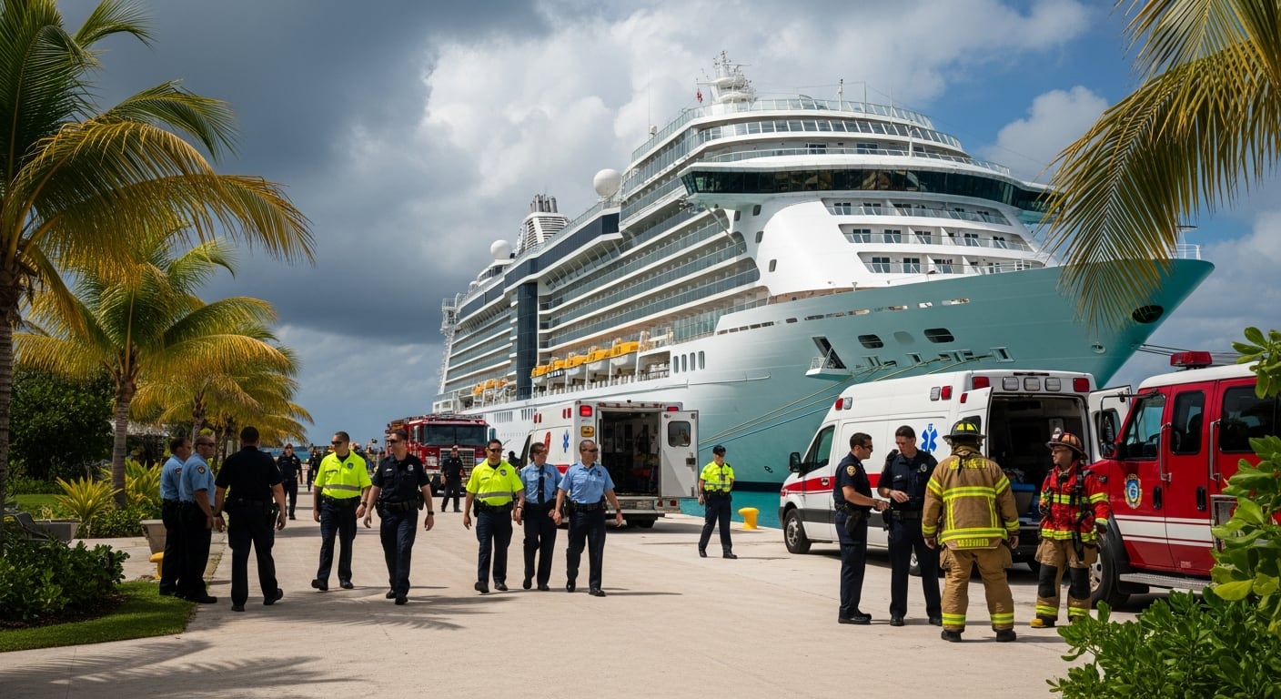 El accidente mortal ocurrió el 9 de mayo de 2026 en las islas Bahamas, mientras el crucero Carnival Celebration estaba atracado en el muelle. (Imagen Ilustrativa Infobae)