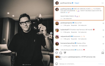 El futbolista paisa agradeció al