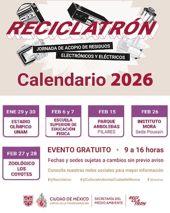 Durante el 2026, el Reciclatrón