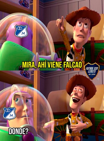 Memes del fallido fichaje de Falcao a Millos.