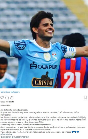 Omar Merlo y su mensaje