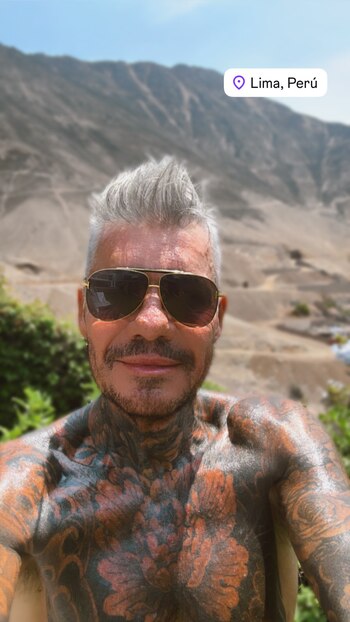 El conductor argentino se mostró