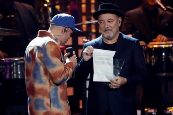 Durante el reconocimiento a Rubén