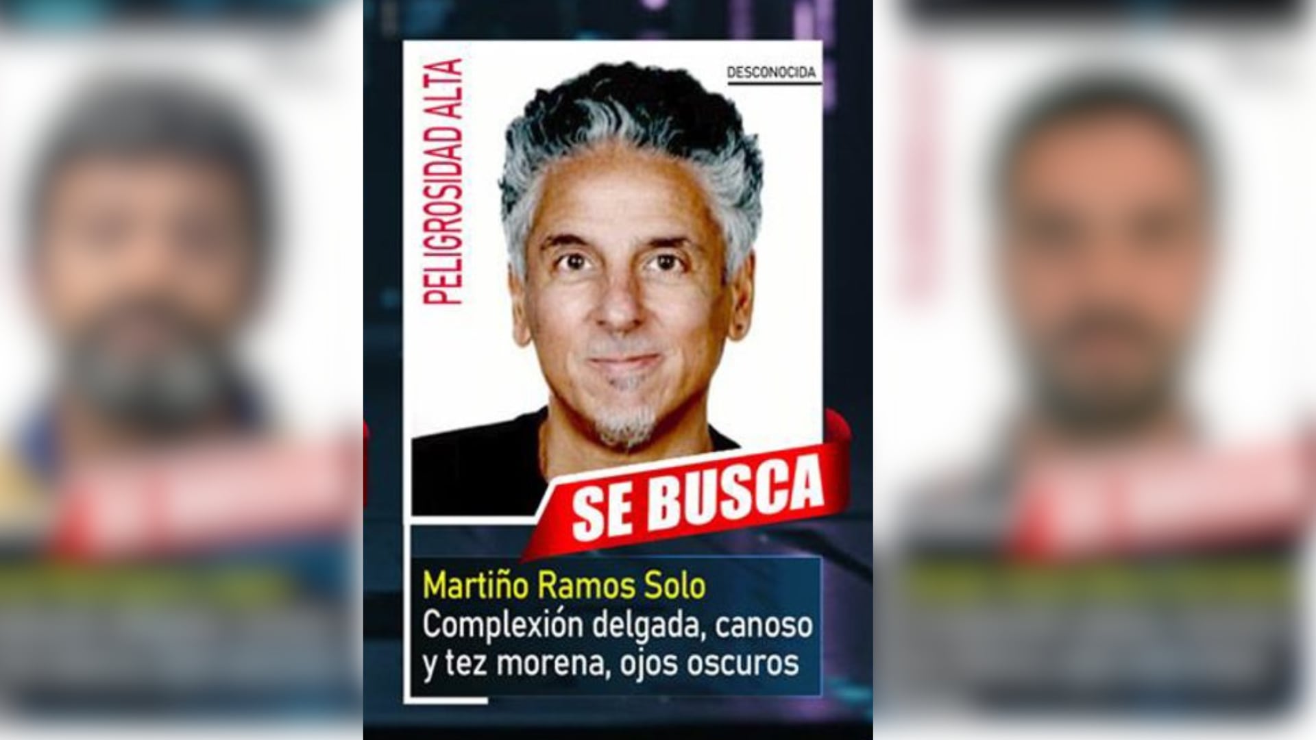 La Policía Nacional difundió la imagen del docente, quien se encontraba entre las 10 personas más buscadas. / Policía Nacional