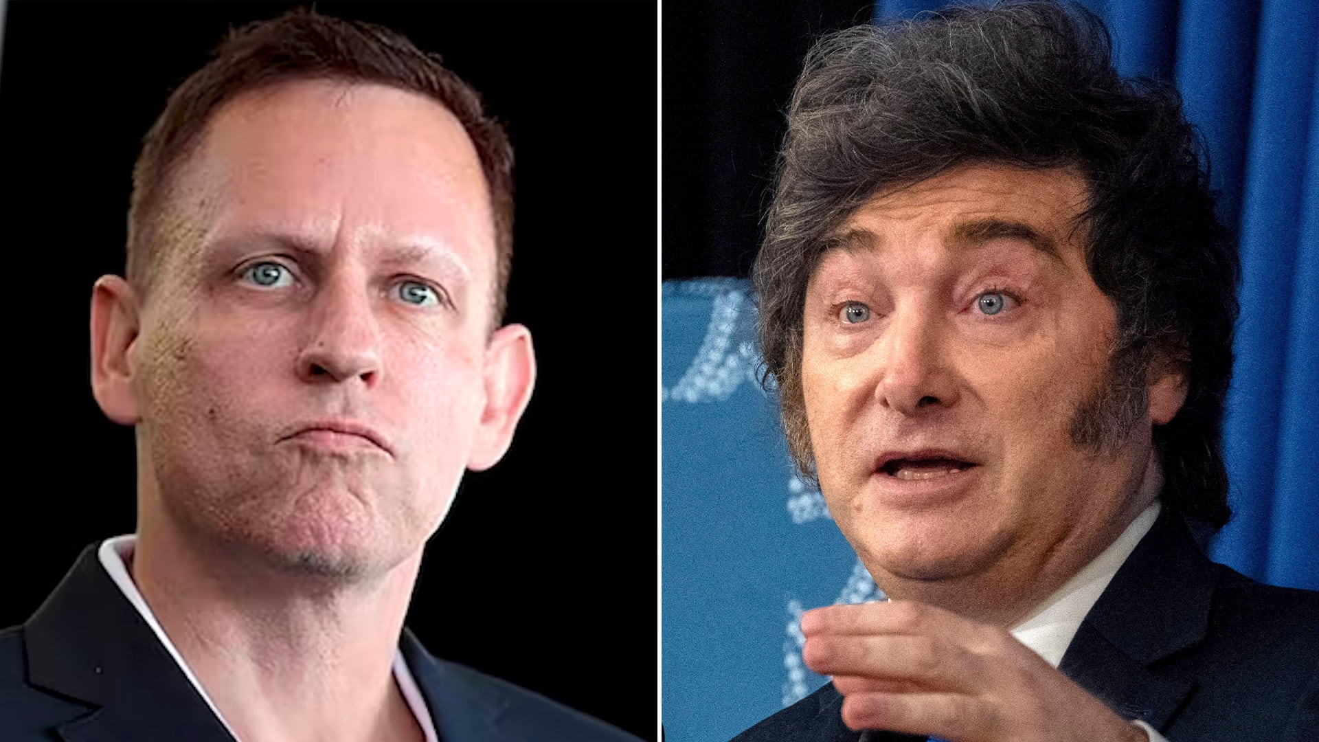 Peter Thiel y Javier Milei
