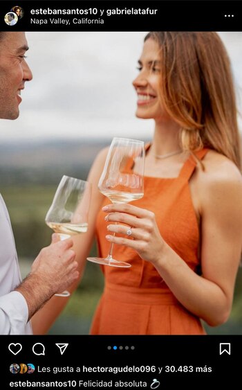 Gabriela Tafur y Esteban Santos