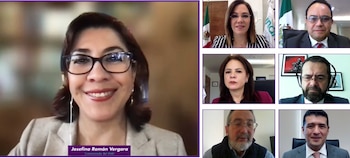 La comisionada Román Vergara presentó