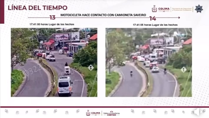 La mecànica de hechos permitiò dar con los autores intelectuales y materiales Foto: Fiscalìa Colima
