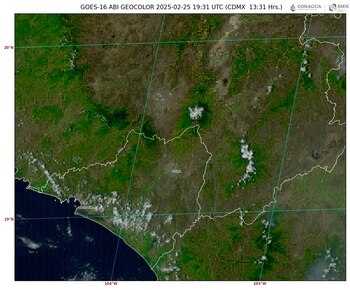 Imagen 2: GOES 16 ABI