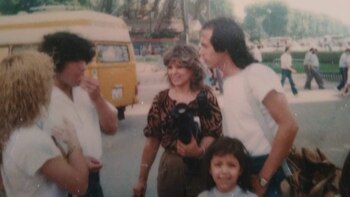 Rocha con Maradona, en un