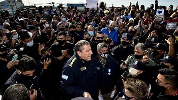 El reclamo de la Policía