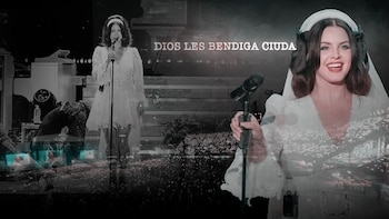 La cantante agradeció constantemente a