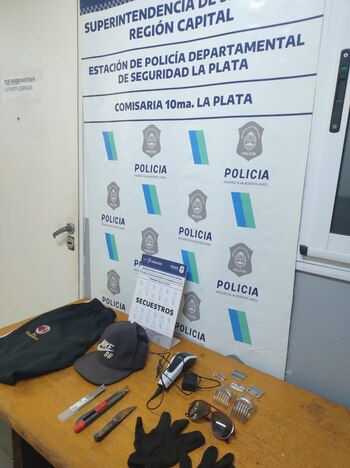 Los elementos secuestrados a los