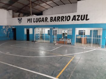 En el Club Barrio Azul