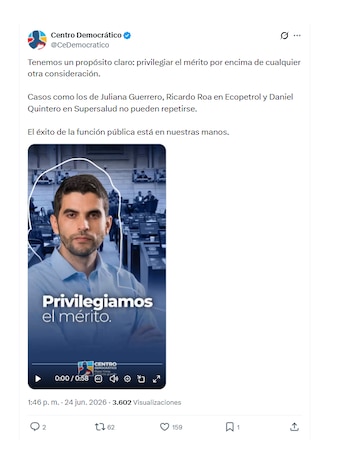 Centro Democrático lanzó clara advertencia al nuevo Gobierno