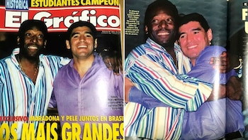 Diego Maradona y Pelé
