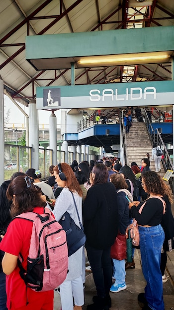 Avance en tiempo real de las diversas líneas de la red de transporte público capitalino.