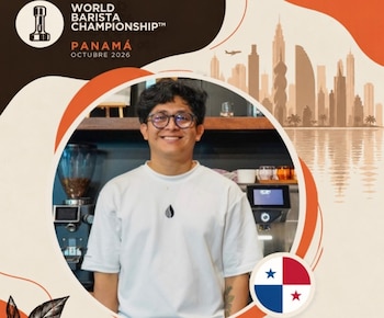 El barista panameño, Benjamín Roque, logró ubicarse entre los 16 mejores competidores del mundo y alcanzó la etapa semifinal. (Instagram)