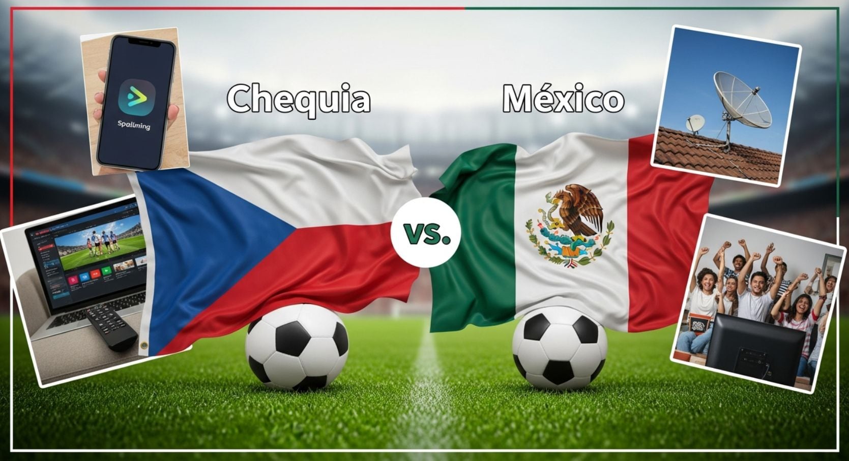 Los aficionados peruanos podrán seguir el choque entre Chequia y México a través de televisión paga y plataformas digitales habilitadas para la cobertura en vivo del Mundial. (Imagen crea por IA)