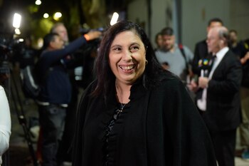 Paula Oliveto, la semana pasada