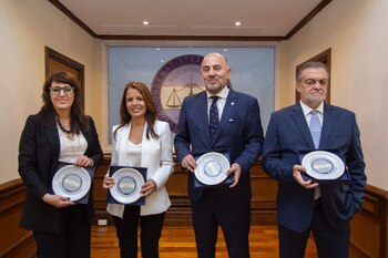 Los cuatro jueces que integran