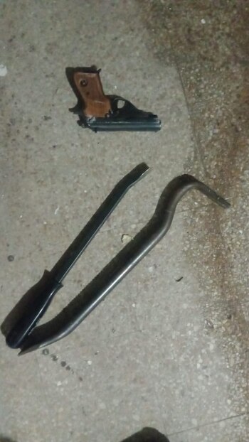 Algunos de los elementos incautados