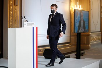 El presidente Macron tiene una