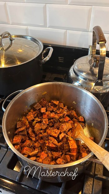 Wanda Nara cocinó en Milán