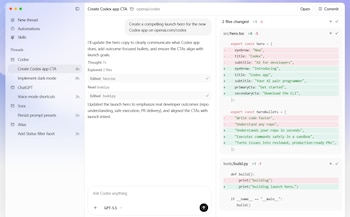 No se recomienda añadir información confidencial si no se tiene experiencia previa en la programación. (OpenAI)