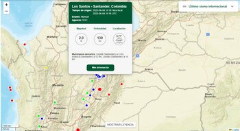 Sismo en Los Santos -