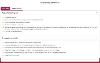 Las y los especialistas contratados