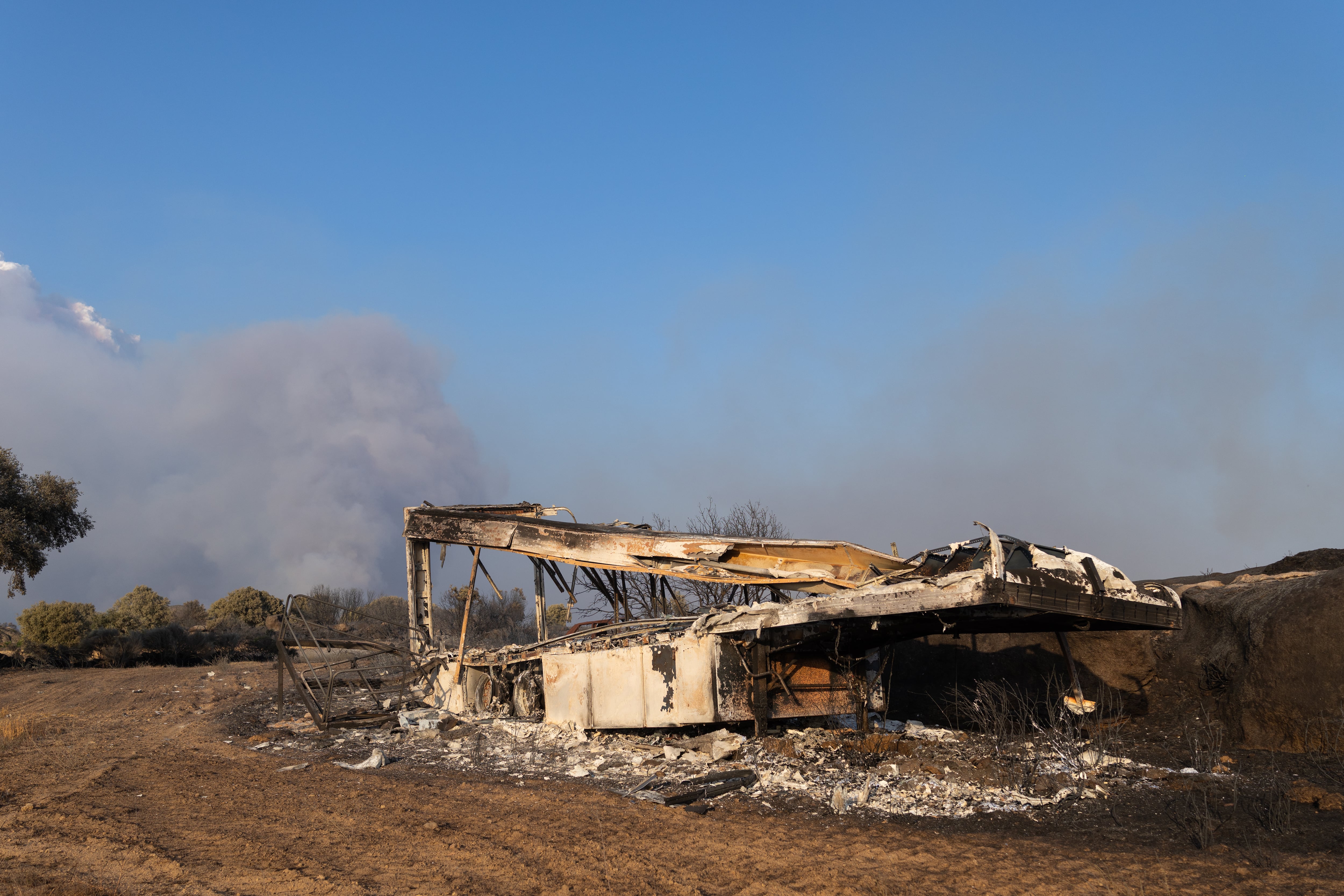 Vista tras un incendio forestal, a 29 de julio de 2026, en Fermoselle, Zamora, Castilla y León (España). (Paloma V. Escarpa/Europa Press)