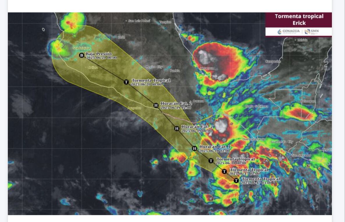 Posible trayectoria. (Captura de pantalla)