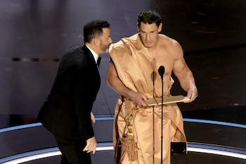 Jimmy Kimmel y John Cena
