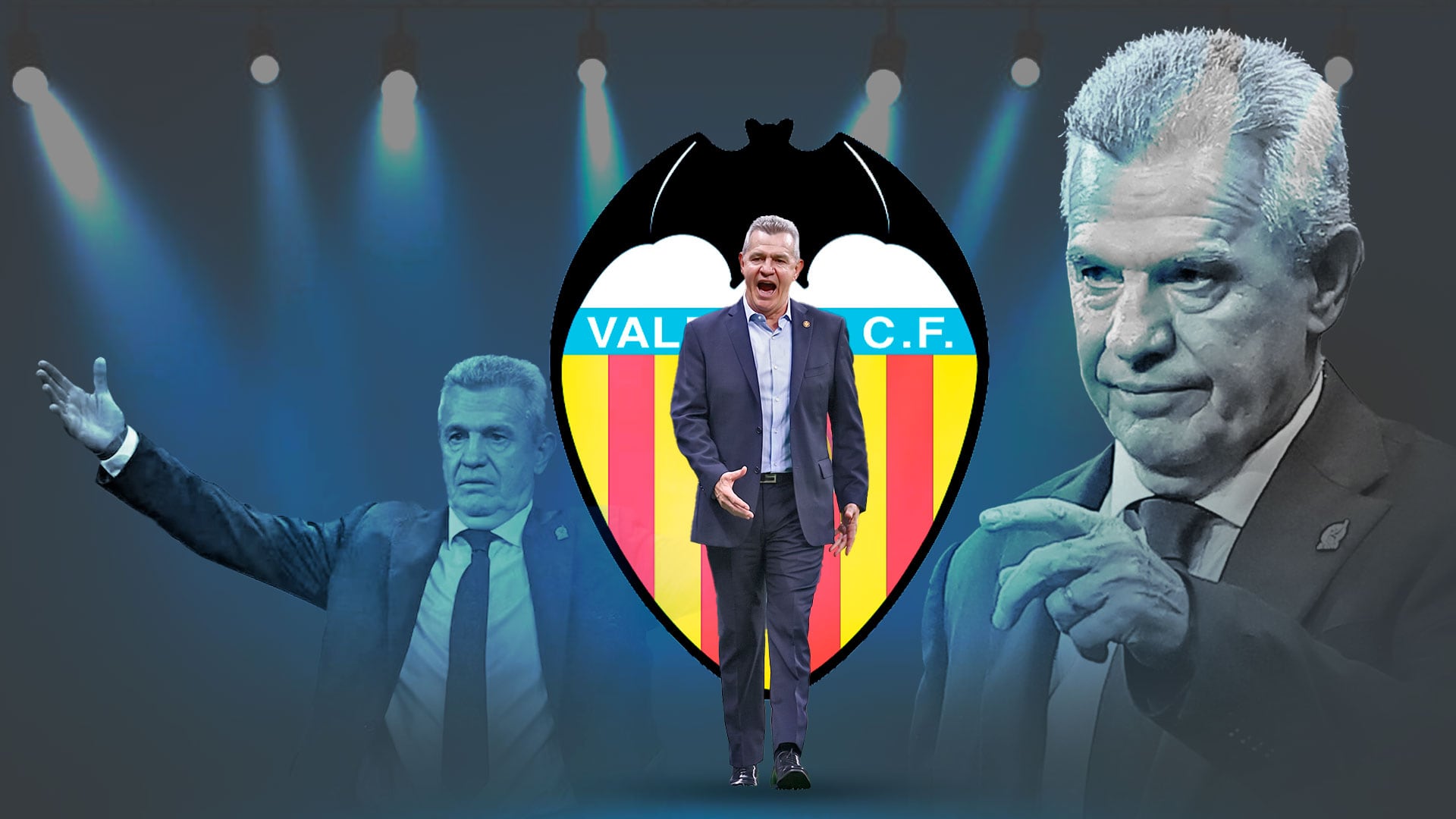 El mexicano se convirtió en la principal alternativa de Braulio Vázquez para dirigir al equipo español después de la salida de Carlos Corberán. (Ilustración: Jovani Pérez)