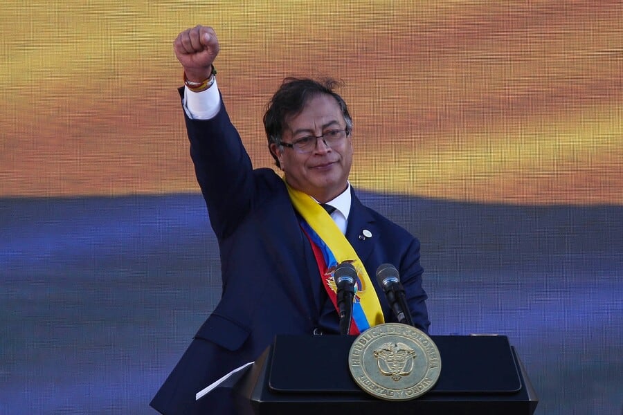 Gustavo Petro, presidente de Colombia, siempre tuvo diferencias con Luis Carlos Sarmiento Angulo - crédito Colprensa