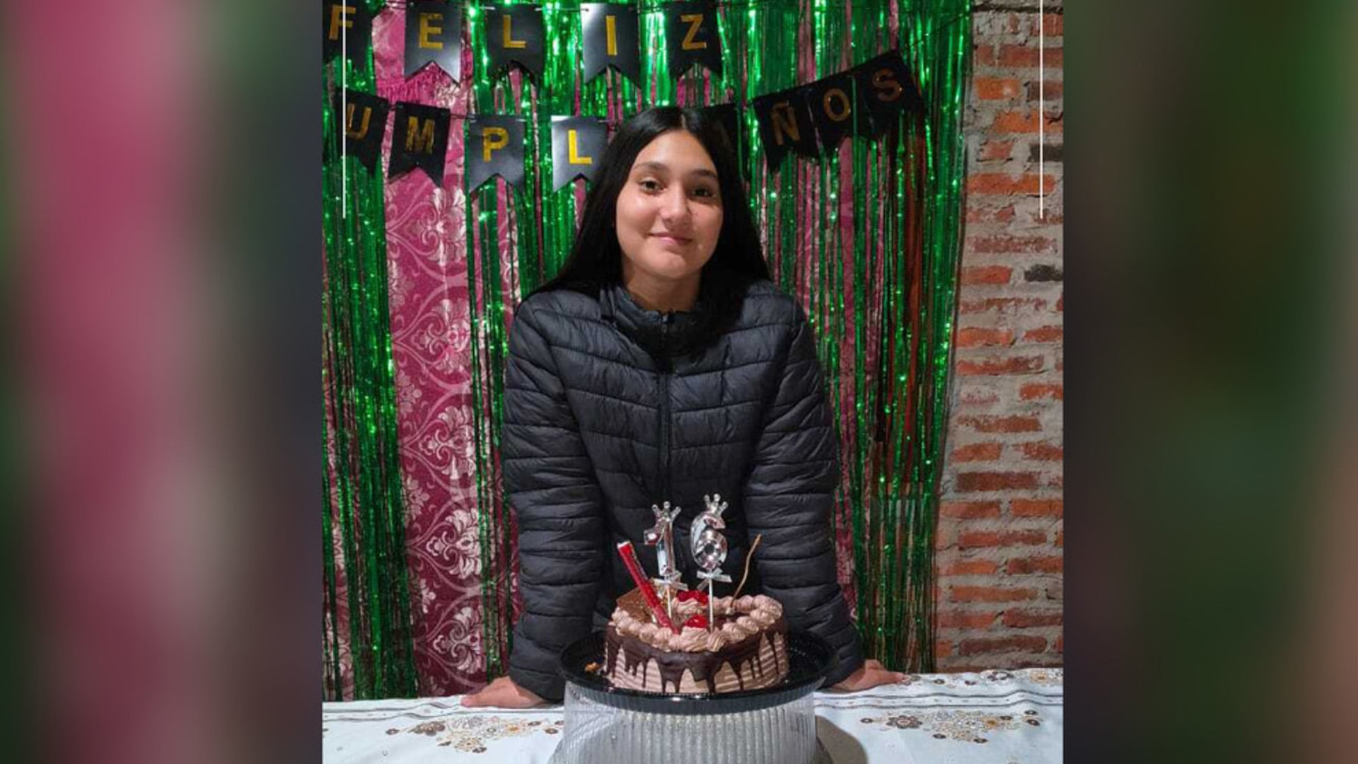 La joven adolescente de 16, mientras festejaba su último cumpleaños