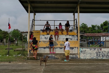 Comunidades indígenas se verán beneficiadas con la nueva instalación sanitaria. (AP Foto/Matías Delacroix)