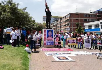 Protestas contra la desaparición de